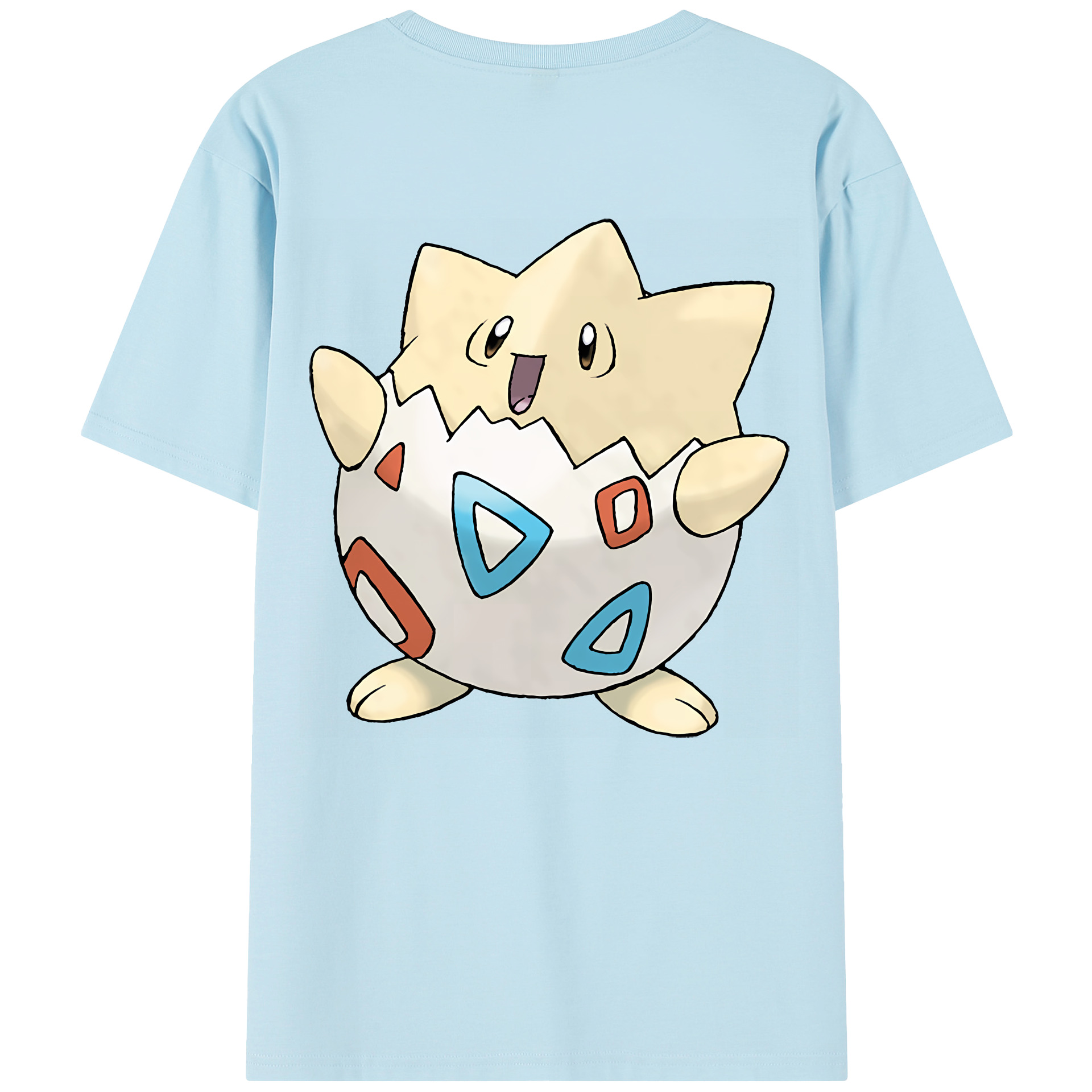 （画像用） ポケットモンスター Pokémon 綿100％半袖Tシャツ（背面プリント）